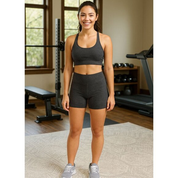 Daisy Fuentes Small FIT Bike Shorts  Activewear High-Rise Casual Athletic - Picture 1 of 12